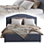 Hauga Bed: Stylish and Functional 3D model small image 7