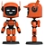 Title: Versatile Robot Decor - Love it, Change it! 3D model small image 1