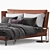 Luxury Bretagne Bed: Elegant Design 3D model small image 9