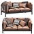 Hay Arbor Leather Sofa: Modern Elegance 3D model small image 2