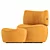 Harmony Armchair: Stylish and Comfortable Seating 3D model small image 2