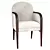 Elegant Parige Lounge Chair 3D model small image 1