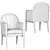 Elegant Parige Lounge Chair 3D model small image 5