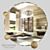 Heri OM Mirror: Elegant Design, Reflective Beauty 3D model small image 6