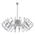 Elegant Swarovski Crystal Chandelier 3D model small image 2