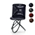 Sleek Steel Leather Chair 3D model small image 2