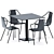 Modern Edge Table: Colos 3D model small image 2