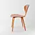 Iconic Cherner Dining Chair 3D model small image 2