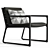 Restoration Hardware Vietri Lounge Chair 3D model small image 4