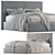 Skyfall Soft Bed - Luxury Comfort in Every Moment 3D model small image 1