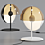 Theia P Black Table Lamp: Innovative Design by Marset 3D model small image 1