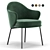 Angie Dining Chair: Striking Elegance in Minotti 3D model small image 1