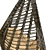 Eco-Rattan Hanging Chair 3D model small image 3