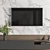 Modern White Wood TV Wall 3D model small image 3