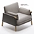 Savannah EJ Armchair: Modern Comfort and Elegance 3D model small image 1