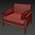 Savannah EJ Armchair: Modern Comfort and Elegance 3D model small image 4