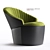 Elegant Harmony: Consonance Armchair 3D model small image 1