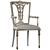 Elegant Ebanista Dauphine Chairs 3D model small image 27