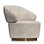 Elegant Velvet Armchair: Ultimate Comfort 3D model small image 3