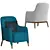 Modern Molteni Ergonomic Chair 3D model small image 5