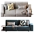 Modern Aston Sofa: Stylish Comfort for Your Space 3D model small image 2
