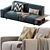 Modern Aston Sofa: Stylish Comfort for Your Space 3D model small image 6