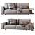 Modern Aston Sofa: Stylish Comfort for Your Space 3D model small image 7