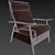 Luxury Recliner Chair: 3dsMax Scenes & PBR Materials 3D model small image 8