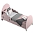 Modern Two-Color Bed in 90 x 200 cm Size 3D model small image 4