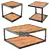 Sleek Modern Table Vray Corona 3D model small image 1