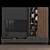 Versatile TV Wall Unit 3D model small image 2