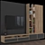 Versatile TV Wall Unit 3D model small image 16