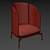 Cozy Nest Armchair 3D model small image 4