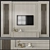 Title: Modern TV Wall Set - 55" TV Included 3D model small image 1