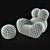 Title: Modern Gaetano Pesce Armchair 3D model small image 15