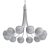 Elegant Benedict Chandelier: A Stunning Lighting Statement 3D model small image 2