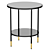 Elegant Black and Gold Side Table 3D model small image 1