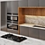 Contemporary Kitchen: Sleek Design & Spacious 3D model small image 2