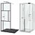 Stylish Shower Sets: Radaway, West One Bathrooms, Ideal Set 125 3D model small image 3