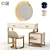 Modern Dressing Table with Vray & Corona Render - 2016 Version 3D model small image 1