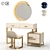 Modern Dressing Table with Vray & Corona Render - 2016 Version 3D model small image 4