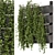 Elegant Hanging Wall Planter Set 3D model small image 1