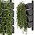 Elegant Hanging Wall Planter Set 3D model small image 3