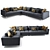 Zonotta Bruce Sofa: Stylish Fabric Vol-2 3D model small image 1