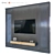 Modern TV Wall Mount Set 3D model small image 1