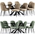 Stella Dining Chairs Set 3D model small image 1