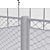 Universal Fenced Sports Ground 3D model small image 2