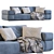 Modern Lema Brick Lane Sofa 3D model small image 1