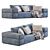 Modern Lema Brick Lane Sofa 3D model small image 6