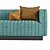 Emerald Conjure Velvet Sofa: Luxurious Tufted Seating 3D model small image 4